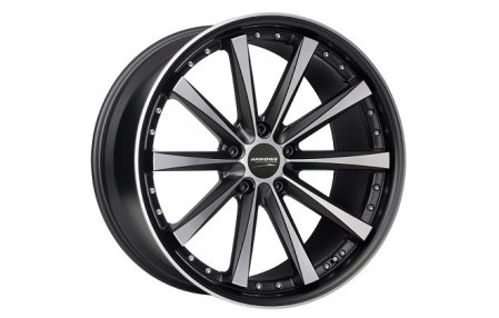 Диск литой R19 Corniche Arrows Matt-Black-Polished 9,5х19