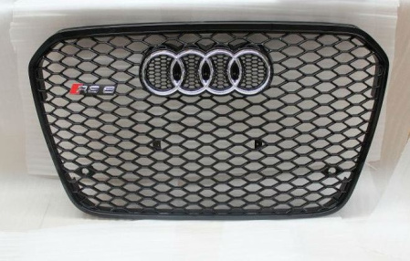 Решетка радиатора Audi A6/S6/RS6 (4G/C7) 2011-2014 из модификации RS6 royal-black