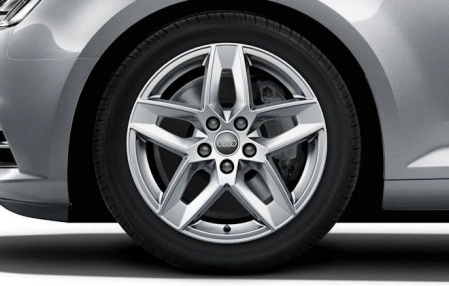 Диск литой R17 VAG дизайн звезда 5 рукавов для Audi A4 (8W/B9)