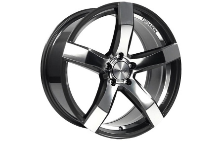 Диск литой R18 Tomason TN11 dark gunmetal mirror polished undercut