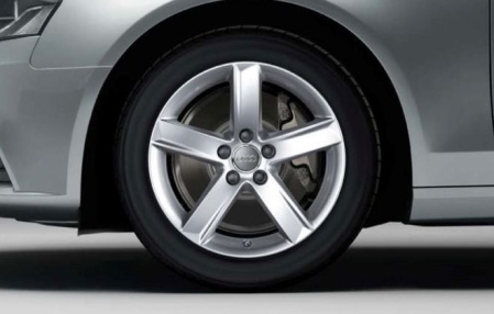 Диск литой R16 VAG дизайн 5 широких спиц для Audi A4 (8K/B8)