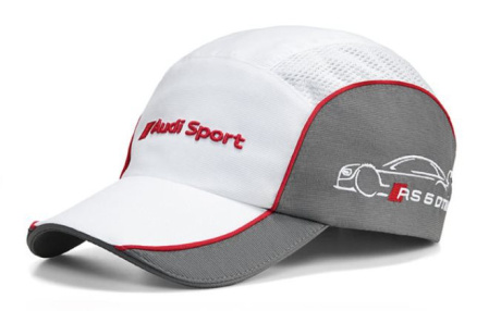 Бейсболка Audi Team Cap DTM 2015 белая/серая