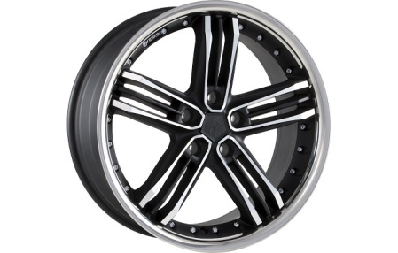 Диск литой R18 Keskin KT11 Heaven mattblack front polished