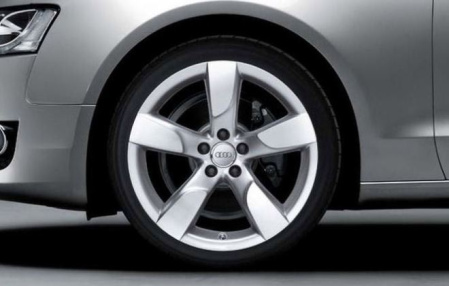 Диск литой R19 VAG дизайн 5 рукавов глянцевый brillantsilber для Audi A5/S5 (8T)
